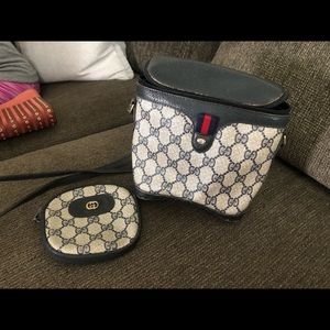 Gucci bag and coin purse